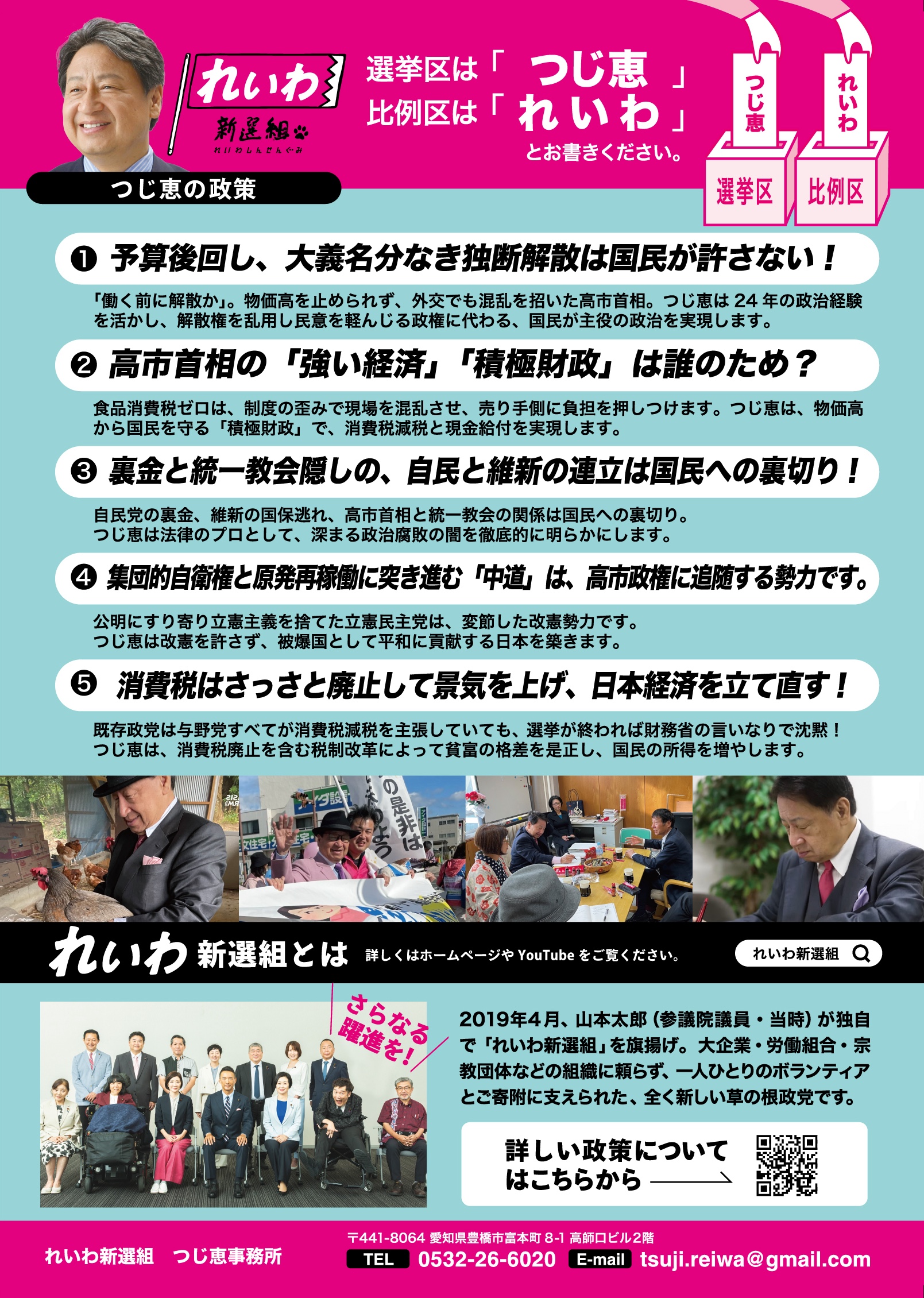 選挙チラシ・ウラ